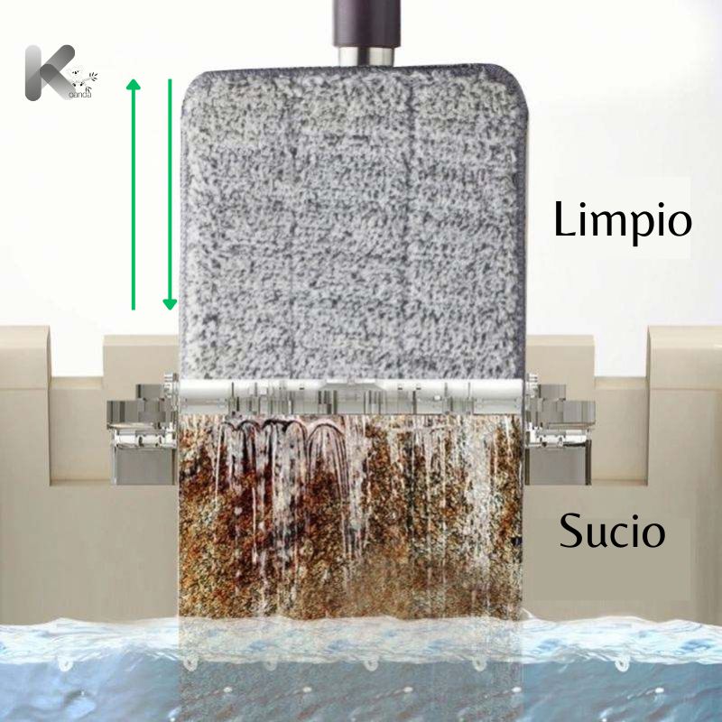 Mopa con cubo escurridor