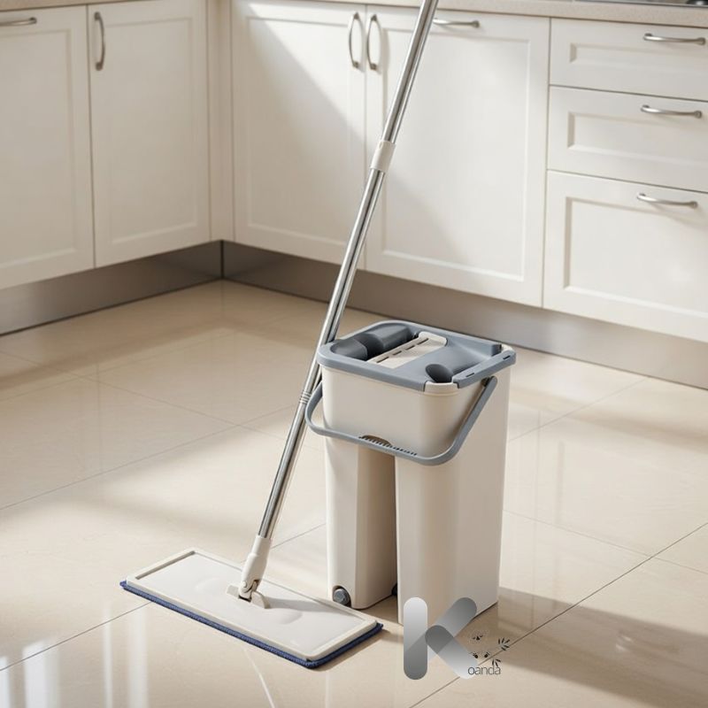 Mopa con cubo escurridor